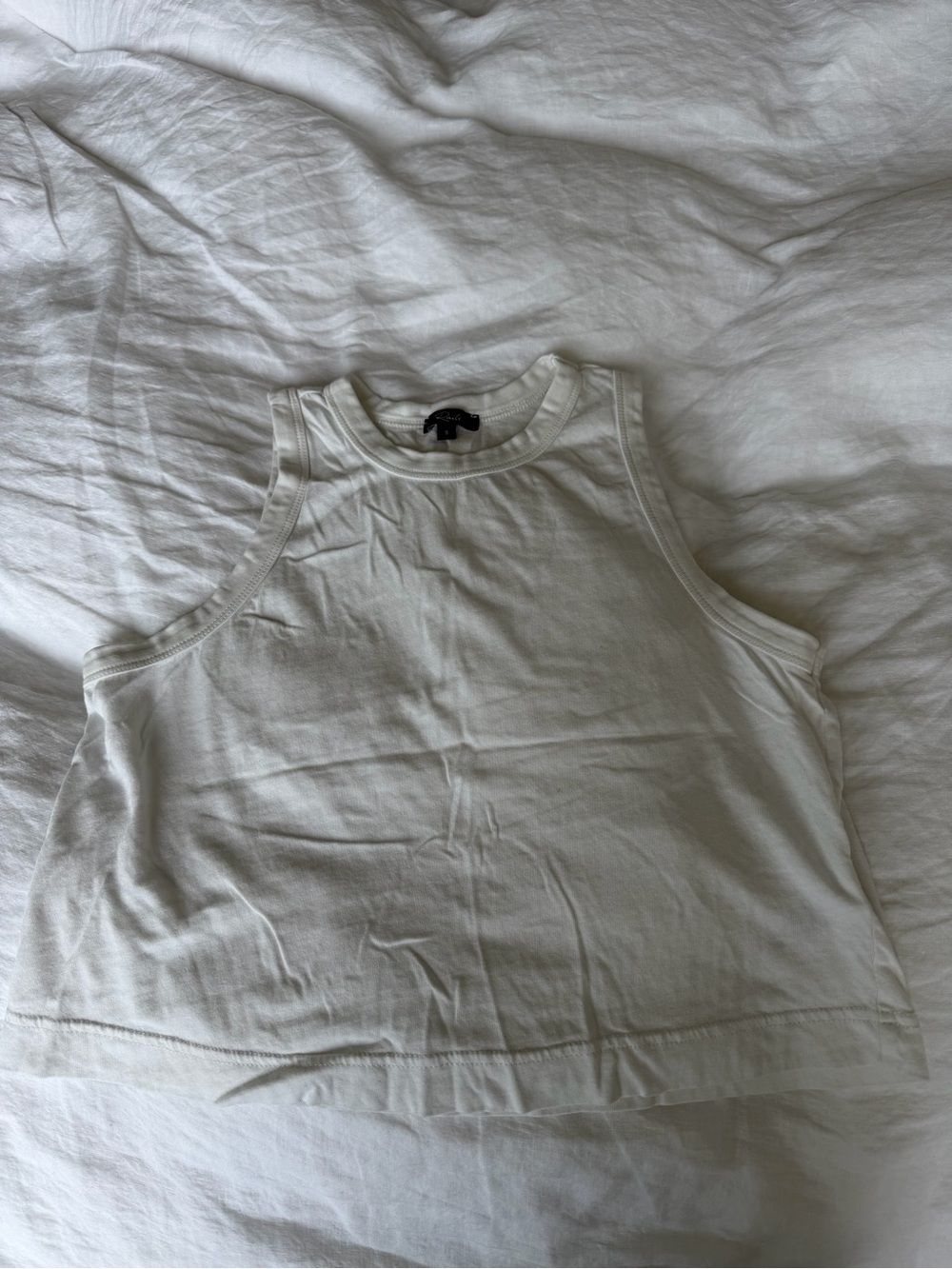 RAILS White Tank Top - Cropped - Size S